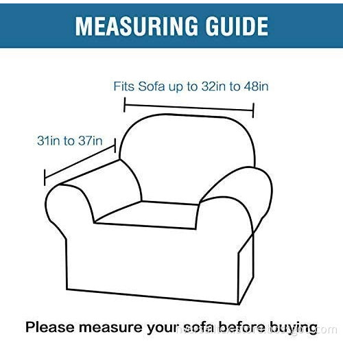 Velvet Armchair Slipcover Width 32"-48" Sofa Chair